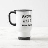 パーソナライズな写真のコーヒータンブラー トラベルマグ (左)