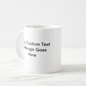 パーソナライズな写真のマグ コーヒーマグカップ (正面左)