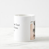 パーソナライズな写真のマグ コーヒーマグカップ (中央)