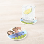 パーソナライズな写真の砂岩コースター コースター (側面)