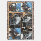 "パーソナライズな写真毛布" スローブランケット (正面縦)