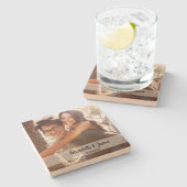 パーソナライズな写真 ストーンコースター (横)