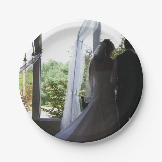 パーソナライズな写真 ペーパープレート (正面)