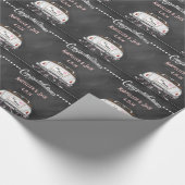 パーソナライズな包装紙を結婚する黒板 ラッピングペーパー (角)