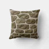 パーソナライズな北の森の小屋の枕 クッション (裏面)