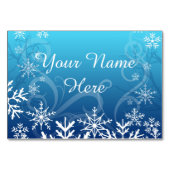 パーソナライズな北極によって凍っていられている雪の吹きだまり テーブルナンバー (正面)