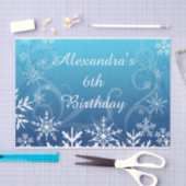 パーソナライズな北極によって凍っていられている雪の吹きだまり 薄葉紙 (クラフト)