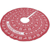 パーソナライズな北欧のセーター|の一突きあなたの色! ブラッシュドポリエステルツリースカート (アングル)