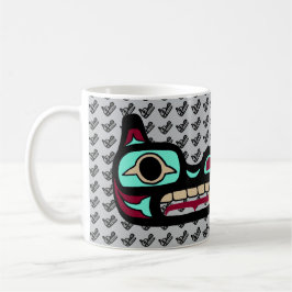 パーソナライズな北西海岸のオオカミのマグ コーヒーマグカップ