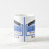 パーソナライズな卒業のマグ コーヒーマグカップ (中央)