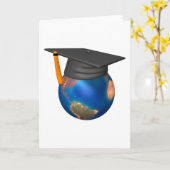 パーソナライズな卒業 カード (黄色い花)