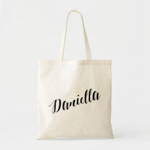 パーソナライズな原稿のトートバックDaniella トートバッグ