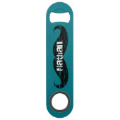 パーソナライズな口ひげ スピード栓抜き (正面)