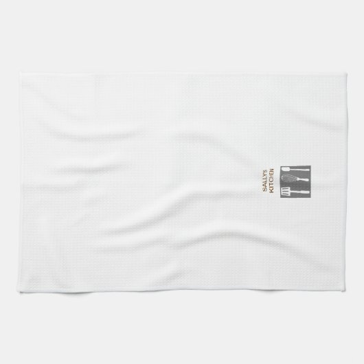 パーソナライズな台所タオル キッチンタオル (横)