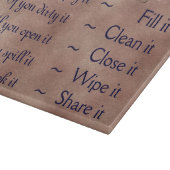 パーソナライズな台所規則 カッティングボード (角)