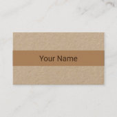 パーソナライズな名刺-クラフト- 名刺 (正面)