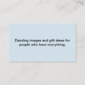 パーソナライズな名刺 名刺 (裏面)