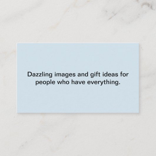 パーソナライズな名刺 名刺 (裏面)