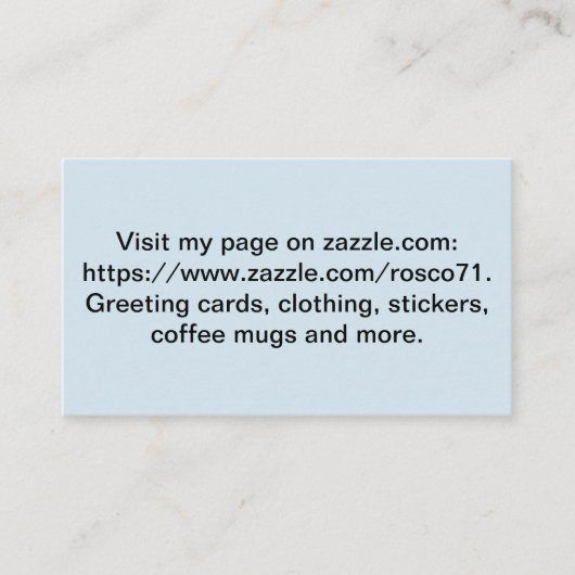 パーソナライズな名刺 名刺 (正面)