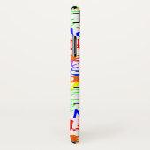 パーソナライズな名前をカスタムするのコラージュのカラフル Case-Mate iPhoneケース (裏面/右)