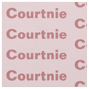 パーソナライズな名前 ファブリック