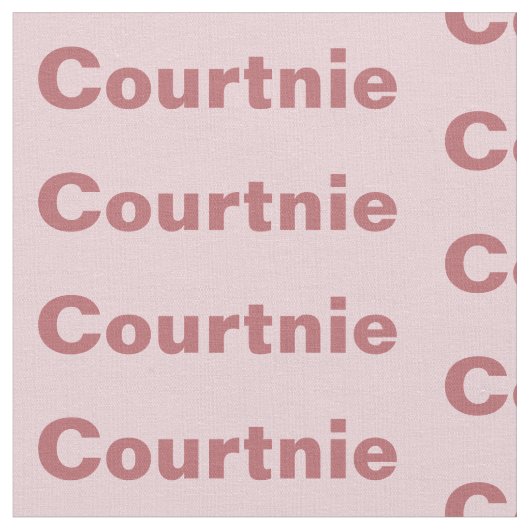 パーソナライズな名前 ファブリック (クローズアップ)