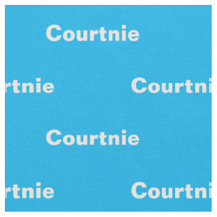 パーソナライズな名前 ファブリック