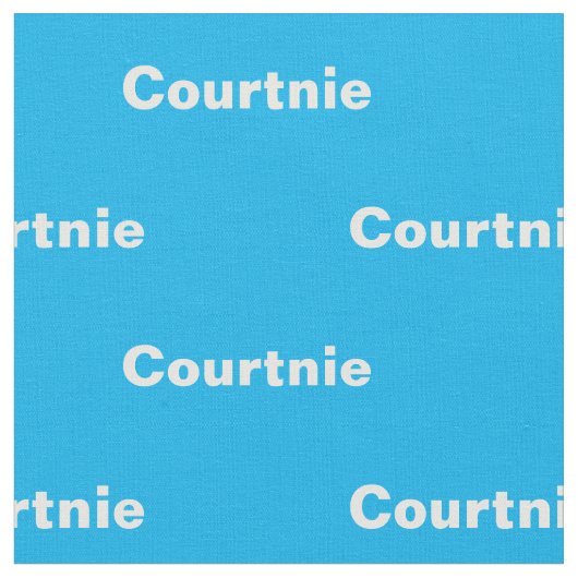 パーソナライズな名前 ファブリック (クローズアップ)