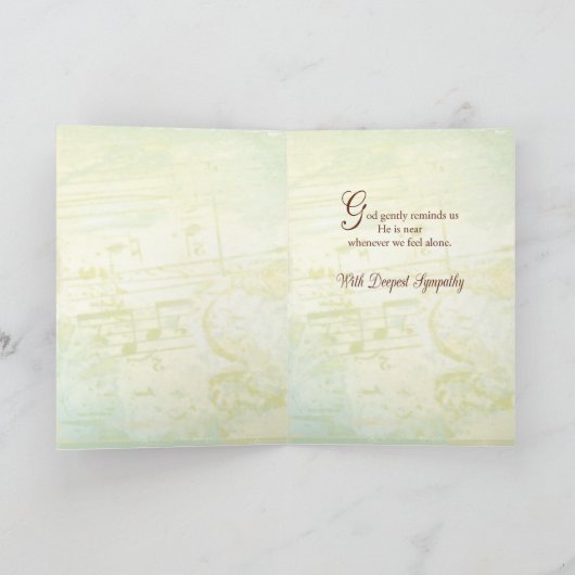 パーソナライズな名前、悔やみや弔慰の天使、キリスト教のReli カード (内部)