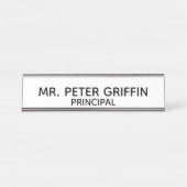 パーソナライズな名札 デスクネームプレート (正面)