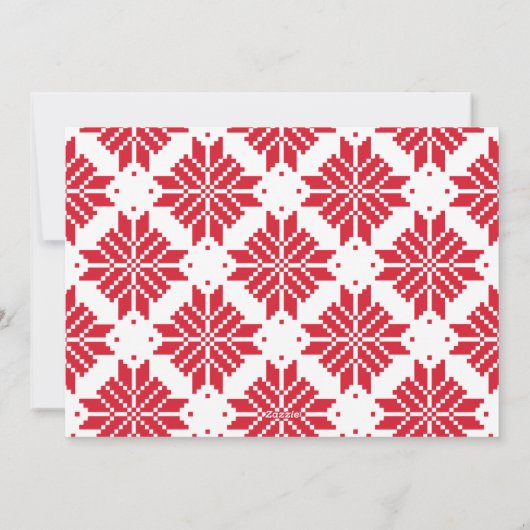 パーソナライズな喜びのクリスマスの休日を望みます シーズンカード (裏面)