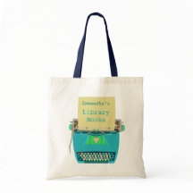 パーソナライズな図書館はかわいい水のタイプライターを予約します