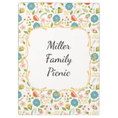 パーソナライズな園遊会によってはクリップボードが開花しました クリップボード (裏面)