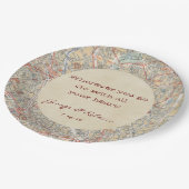 パーソナライズな地図のプレート ペーパープレート (アングル)