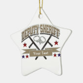 パーソナライズな執行官代理 セラミックオーナメント (左)