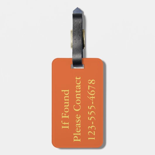 パーソナライズな夏のフリップフロップのストライプ ラゲッジタグ (裏面縦)