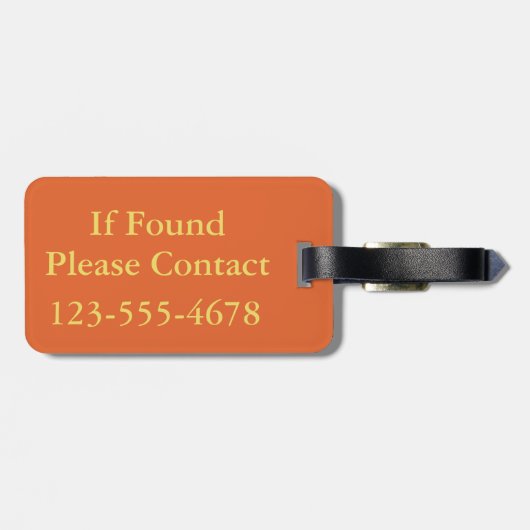 パーソナライズな夏のフリップフロップのストライプ ラゲッジタグ (裏面横)