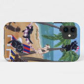 パーソナライズな夏期休暇のラブラドールの絵を描くこと Case-Mate iPhoneケース (裏面(横))