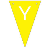 パーソナライズな多色刷りの三角形 バンティングフラッグ (第2の旗)