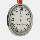 パーソナライズな大晦日 メタルオーナメント (右)