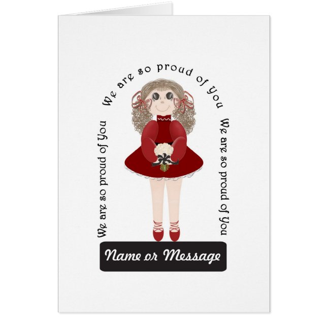 パーソナライズな女の子のダンス (正面)