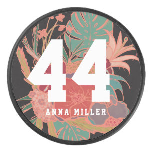 パーソナライズな女の子の女性のホッケー選手のチームギフト アイスホッケーパック