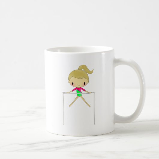 パーソナライズな女の子体操の服装及び付属品 コーヒーマグカップ (右)