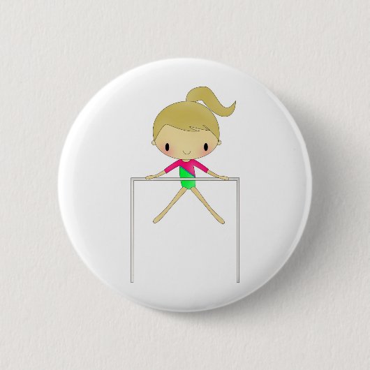 パーソナライズな女の子体操の服装及び付属品 缶バッジ (正面)