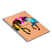 パーソナライズな子供のハートおよび馬 ノートブック (右側)