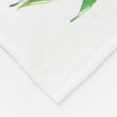 パーソナライズな子供のフリースブランケットのライオンのジャングル フリースブランケット (角)