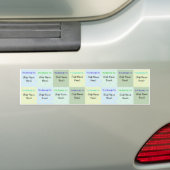 パーソナライズな子供の名前のラベル; 防水ステッカー バンパーステッカー (車上)