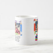 パーソナライズな子供の子供の学校の写真フレーム コーヒーマグカップ (中央)