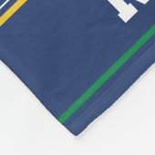 パーソナライズな子供の緑の数々のなスポーツのフリースの投球 フリースブランケット (角)