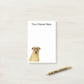 パーソナライズな子犬それノートのパッド ポストイット (デスク上)